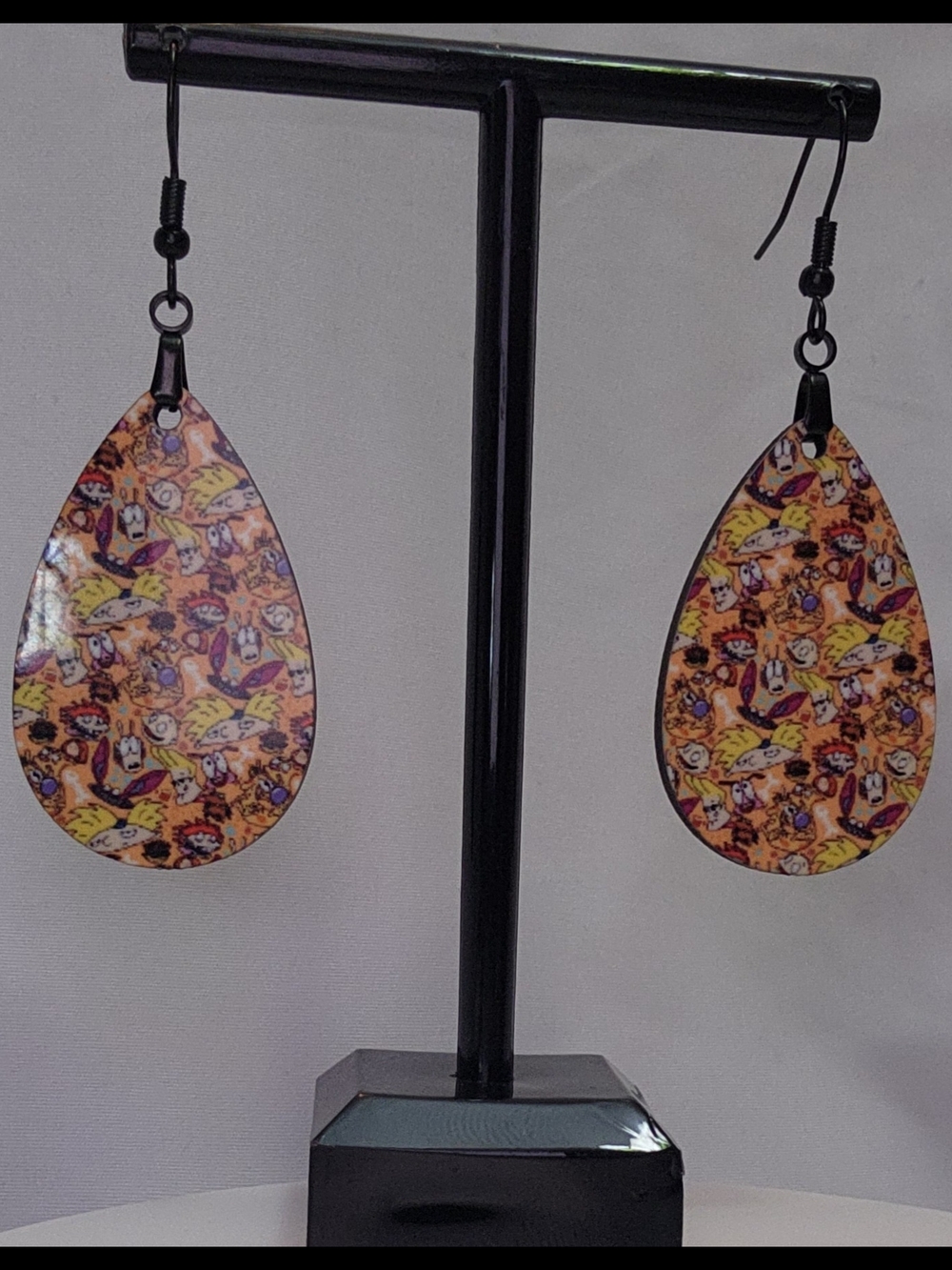 Nicktoons Patterned Teardrop Earrings - Women Jewelry